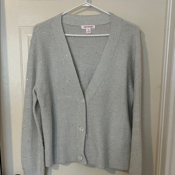 Joe Fresh Sweaters - Joe Fresh Light Gray Women's Cardigan